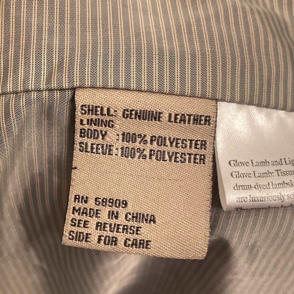 Robert Comstack Lambskin Leather Jacket. Size Xl - image 5